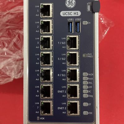 GE IS420UCECH1B UCSCH1 Controller with 7 RJ45 Expansion Ports