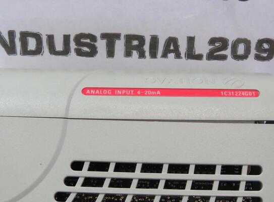 WESTINGHOUSE Emerson 1C31224G01 Analog Input Controller Module with 8 Analog Input Channels and Hot-Swappable Surge Protection