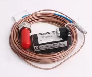 EPRO PR6424/002-030 Eddy Current Sensor with M18 x 1.5 Thread and 8m Lemo Cable for Non-Contact Displacement and Vibration Monitoring