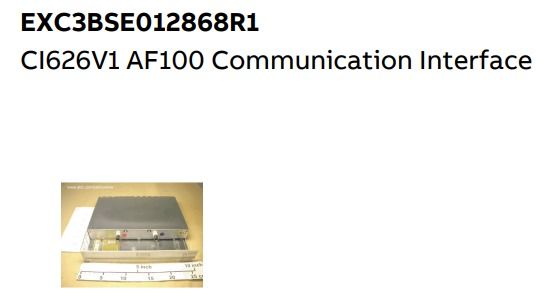 CI626V1 3BSE012868R1 ABB AF100 Communication Interface